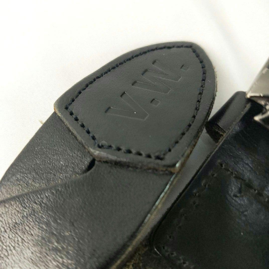 Vivienne Westwood ブラック レザー ベルト オーブバックル