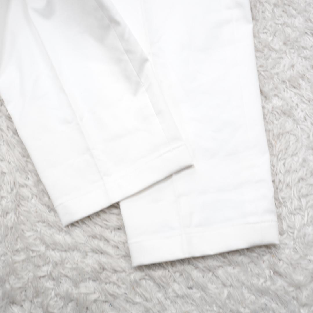 H398*極美品☆井川遥☆loin. ロワン☆コットン☆パンツ☆白ホワイト38.