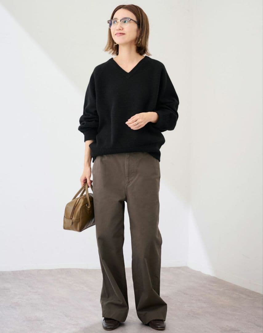 FRAMeWORKOVERSIZEDCHINO パンツ チノパン 36 ブラウン