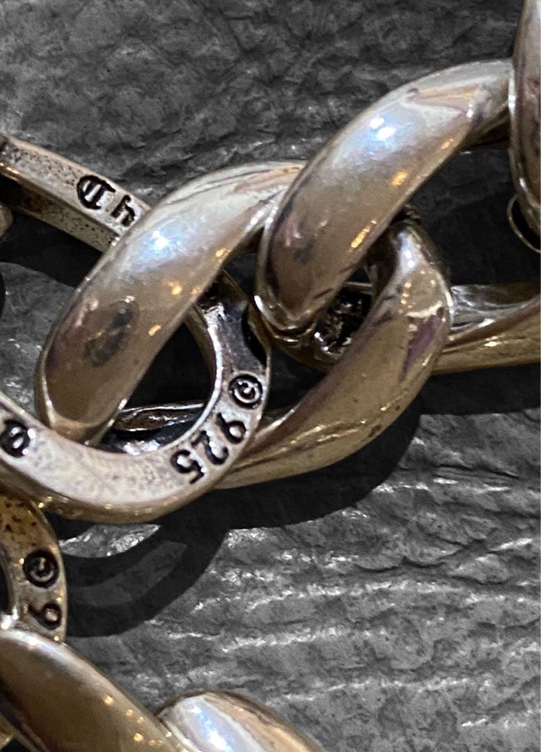 シルバー　アンティーク　ウォレットチェーン　　50cmm