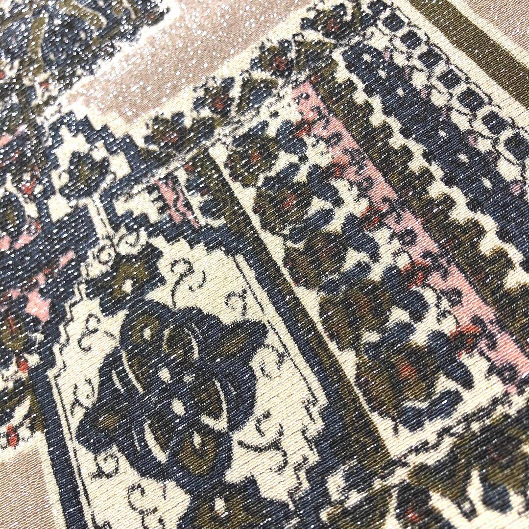 TIME SALE❤️アンティーク　正絹　マジョリカお召し　プリンセスゴシック￼