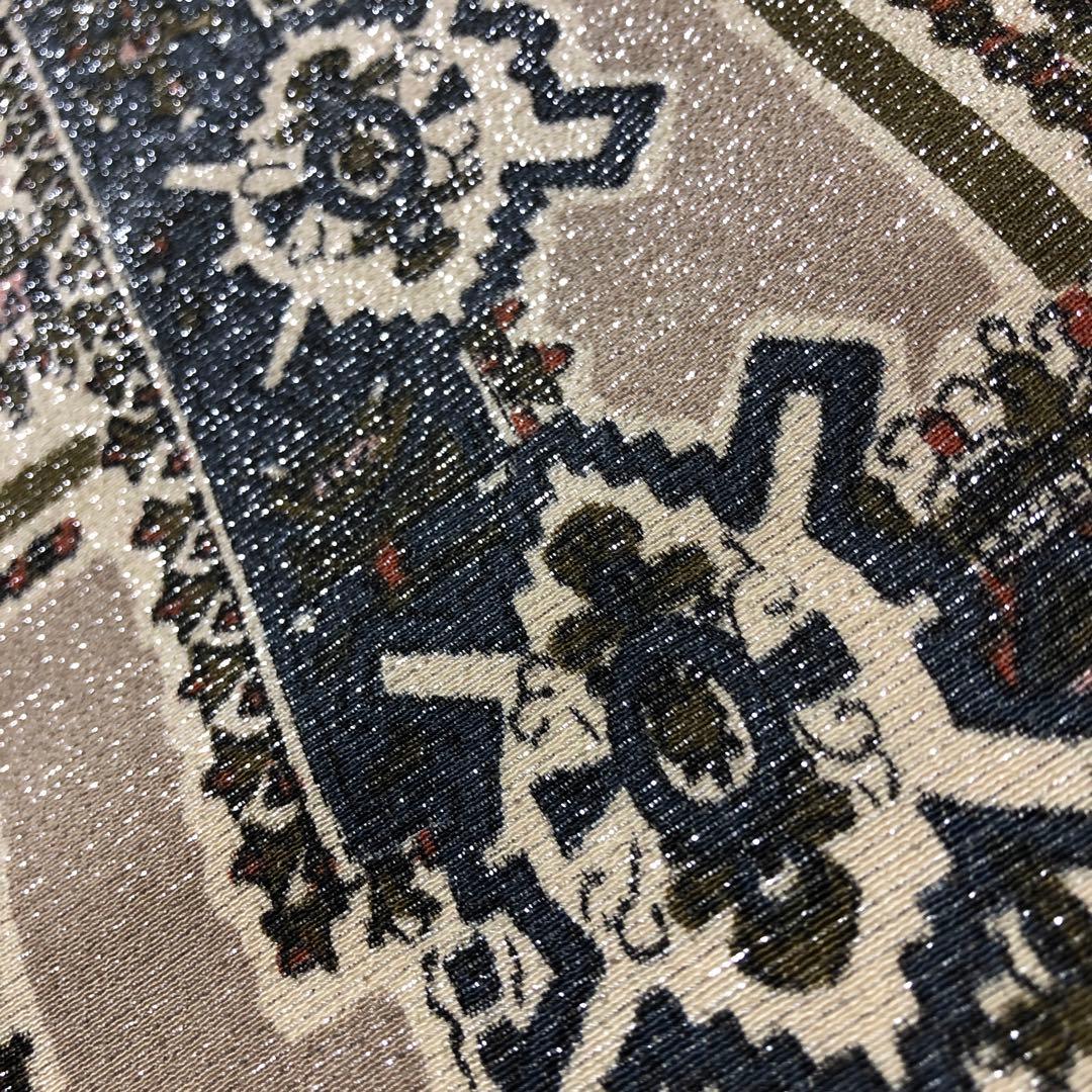 TIME SALE❤️アンティーク　正絹　マジョリカお召し　プリンセスゴシック￼