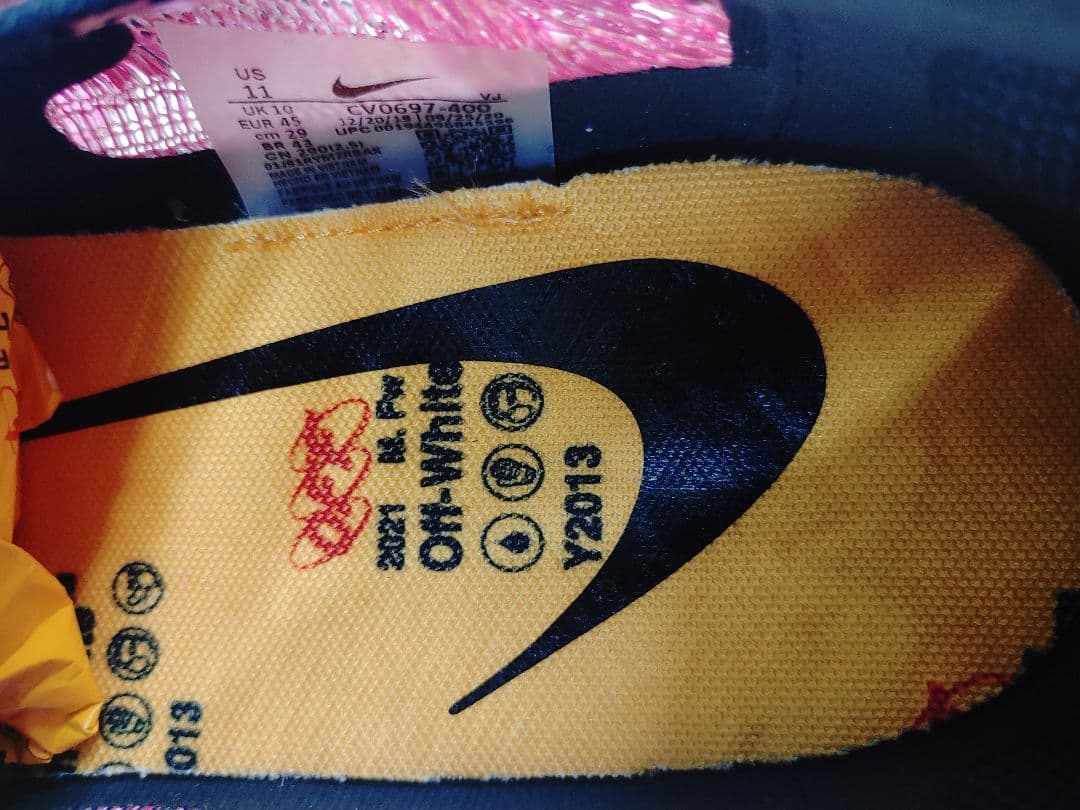 スパイク・シューズ NIKE Off-white AIR ZOOM TEMPO NEXT% 29cm