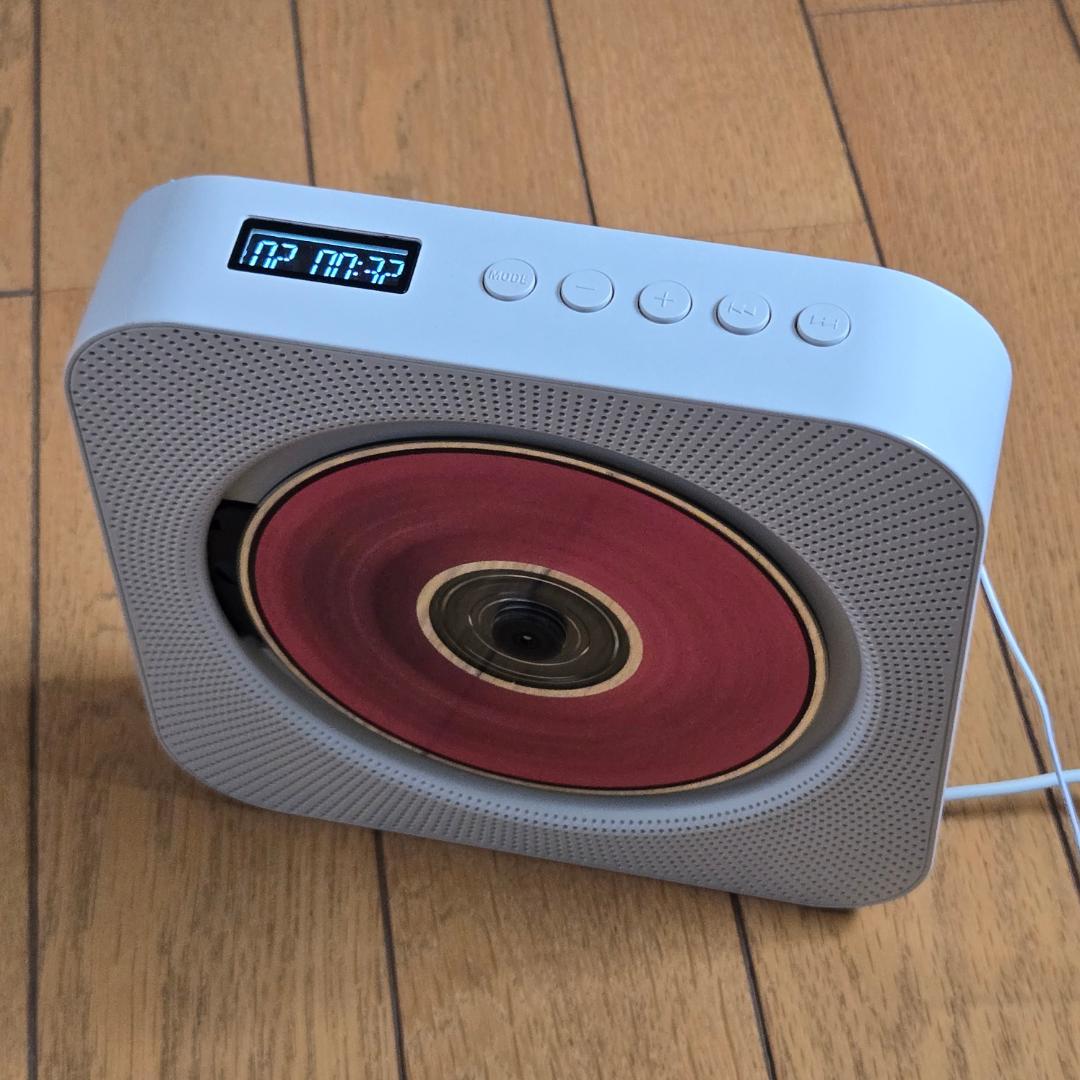 無印良品 壁掛け式 CDプレーヤー CPD-4 スタンド 取説付 動作確認済