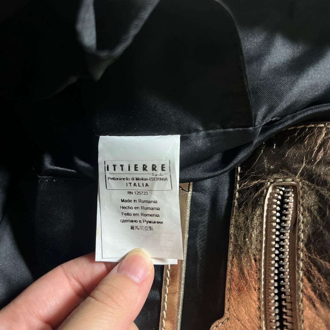 Galliano ジョン・ガリアーノ 新聞柄 ボストンバッグ クロコ型押し風