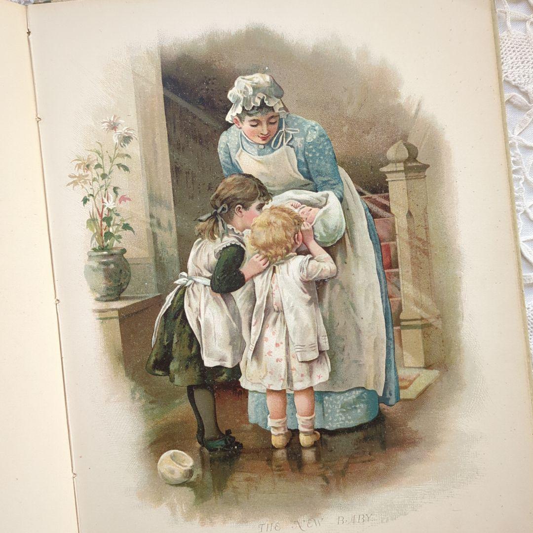 超稀少1888ハリエットベネット絵本 洋書 児童書 アンティーク ヴィクトリアン