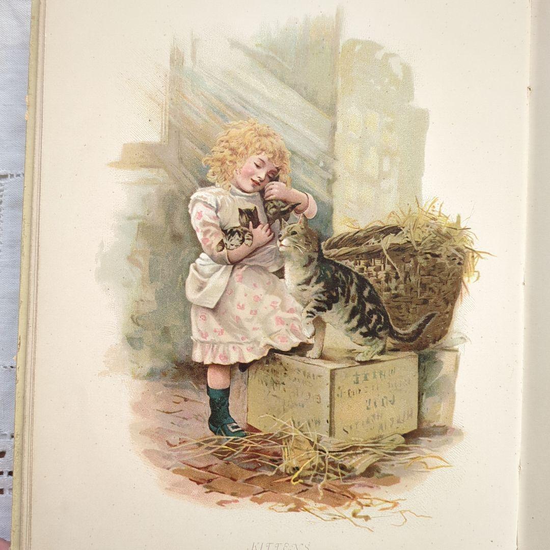 超稀少1888ハリエットベネット絵本 洋書 児童書 アンティーク ヴィクトリアン