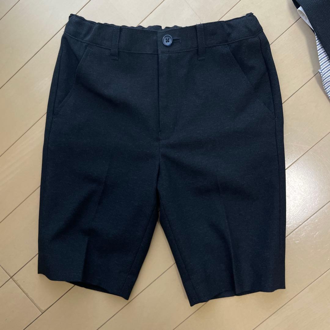 プティマイン(petit main)チャコールJK+ショートパンツセット