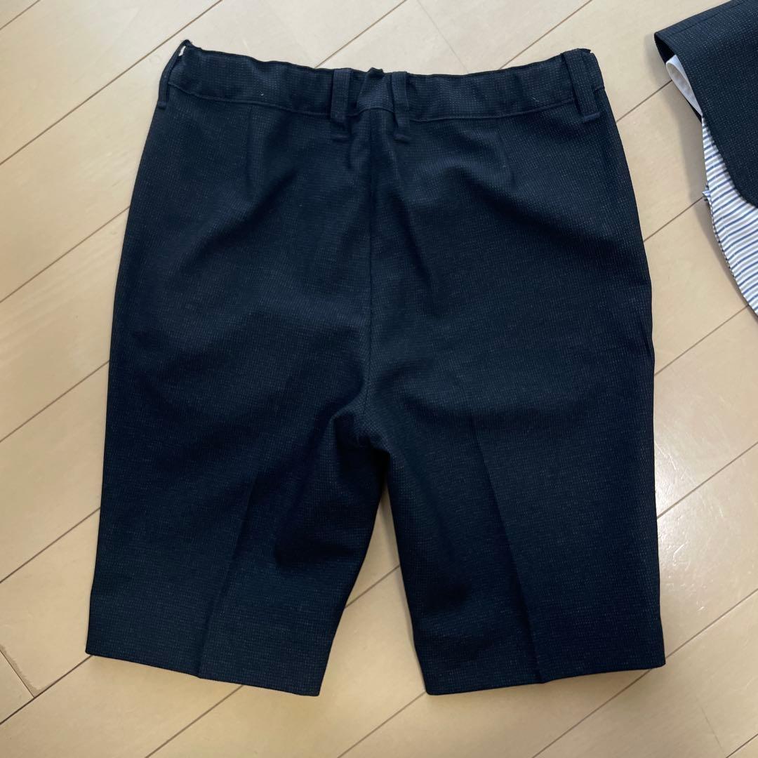 プティマイン(petit main)チャコールJK+ショートパンツセット