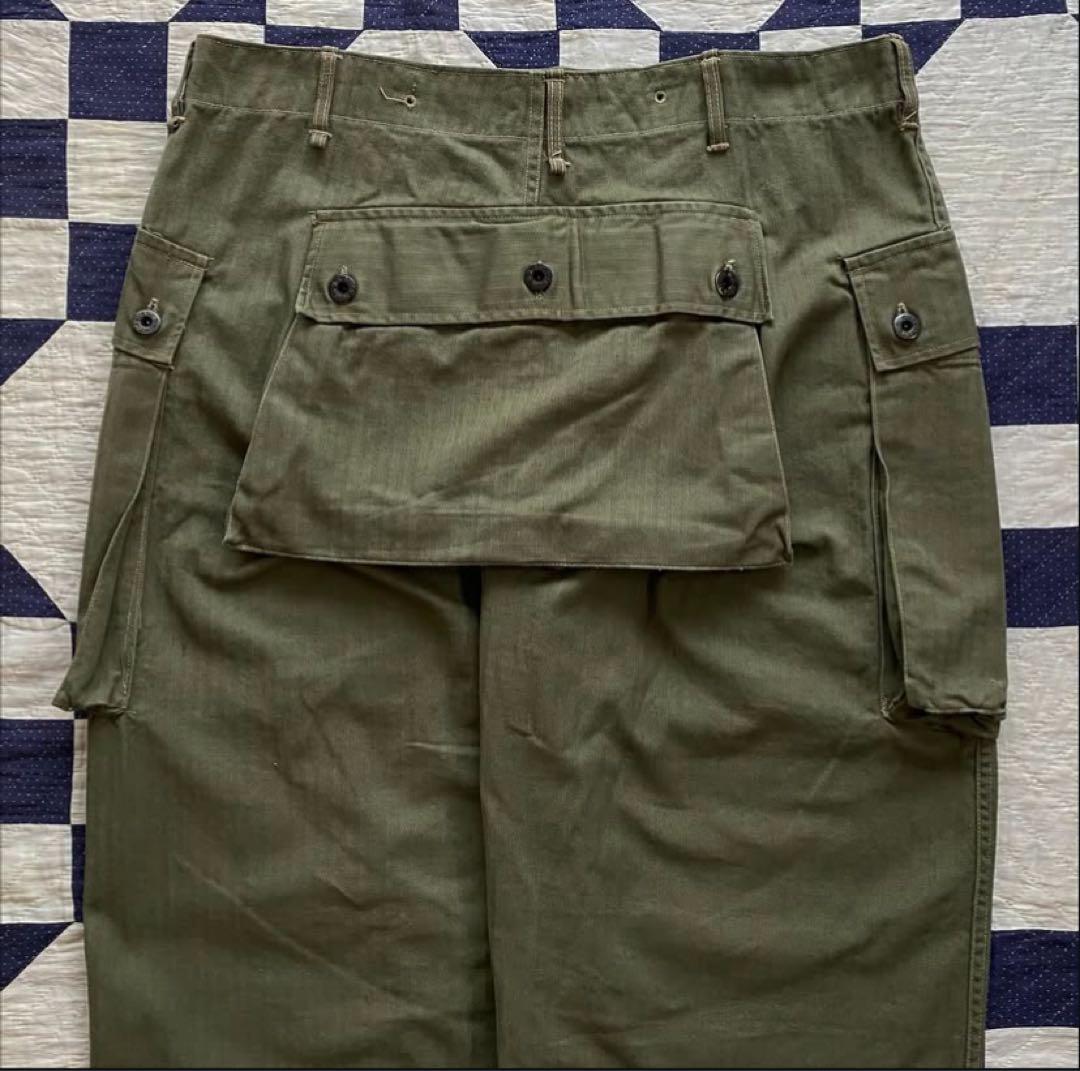 【極美品】40s USMC M-44 モンキーパンツ ミリタリー パンツ