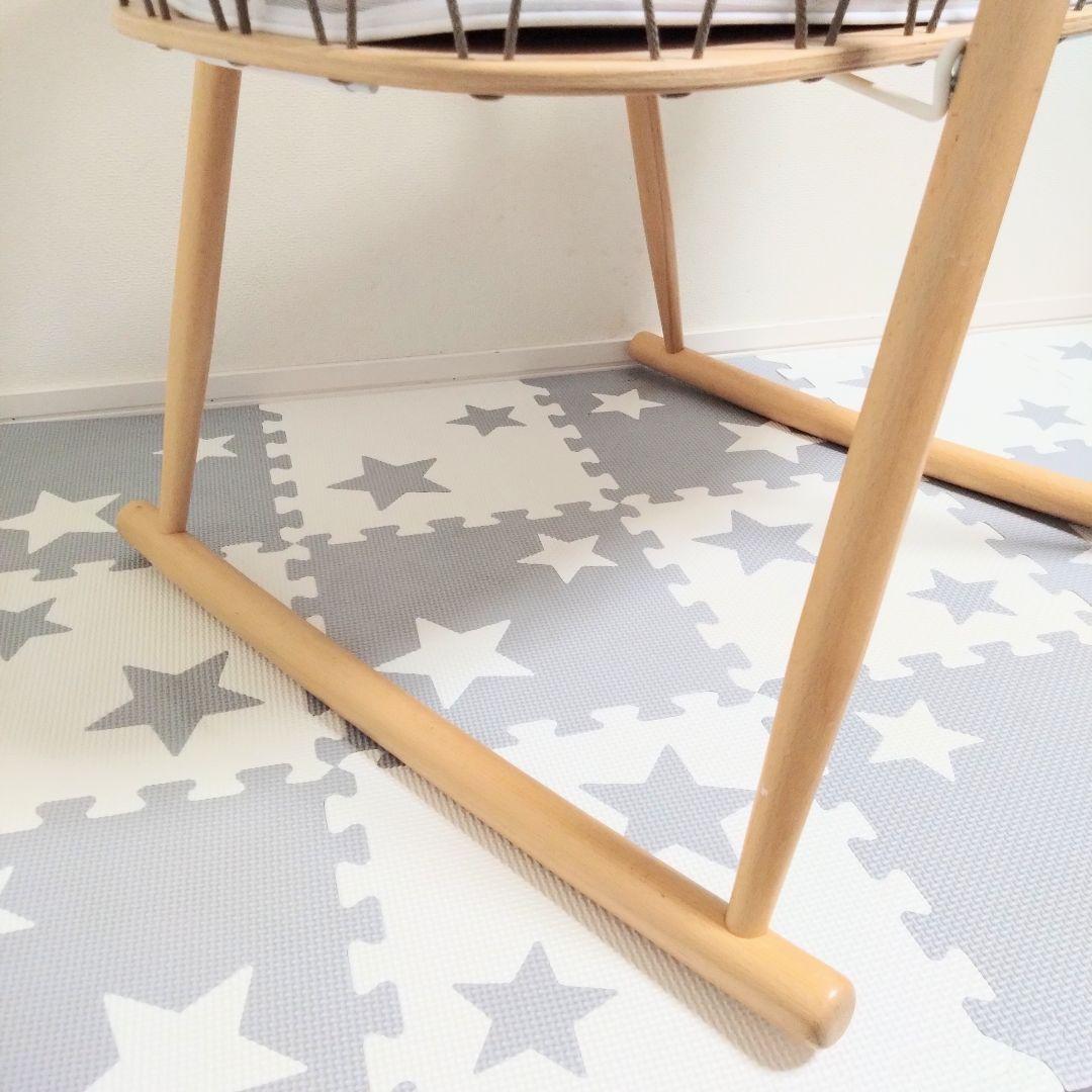 チャーリークレーン　ベビーベッド　ゆりかご　クミクリブメッシュ⭐︎