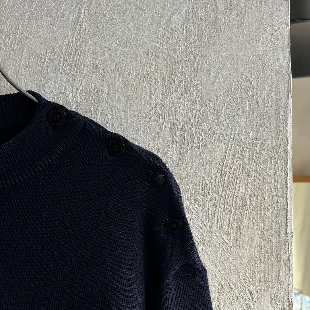 90S フランス製 SAINT JAMES ニット CANCALE ネイビー