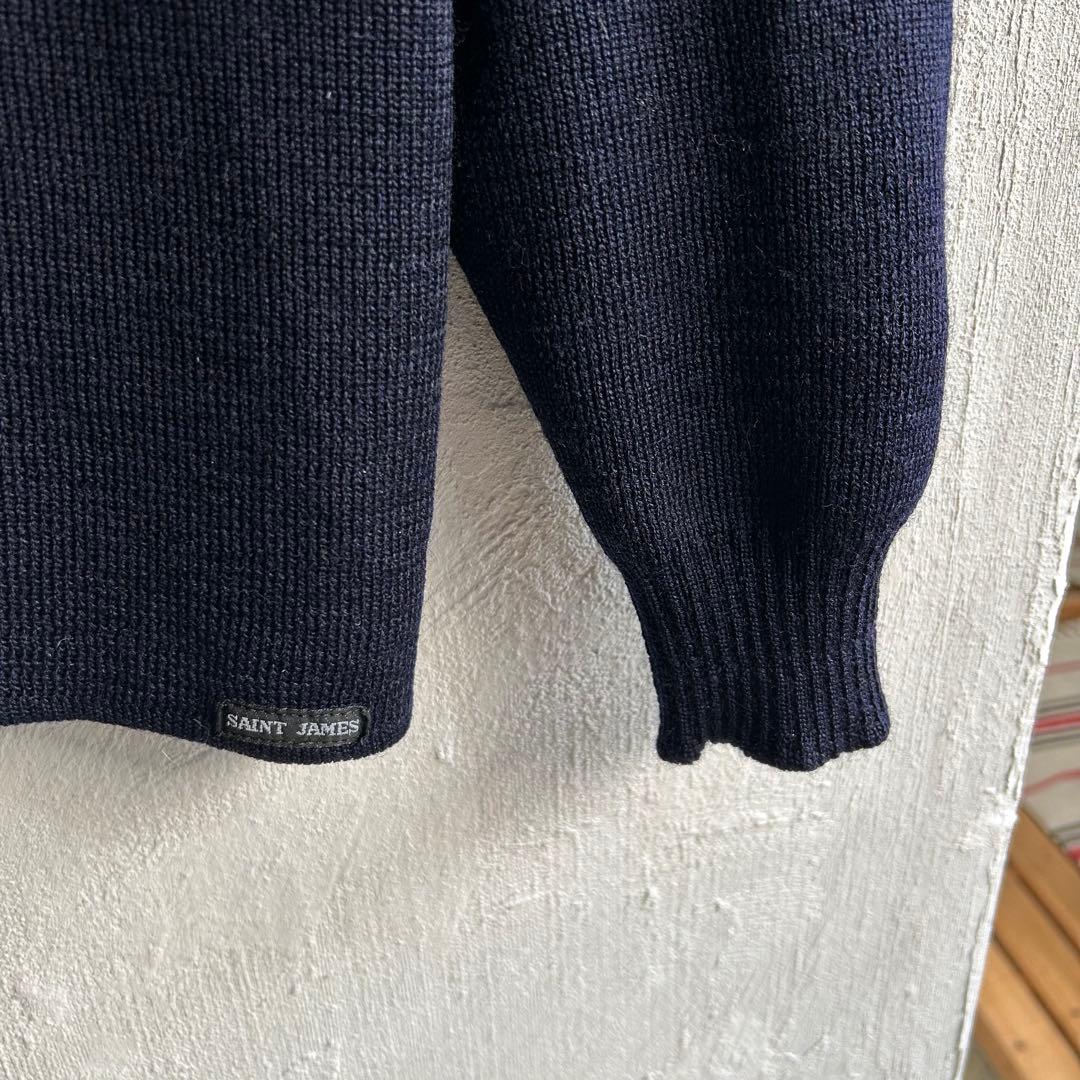 90S フランス製 SAINT JAMES ニット CANCALE ネイビー
