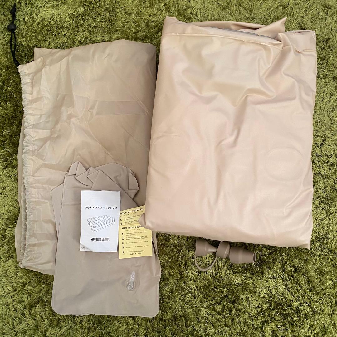 2個セット　ベッド エアマット 電動ベッド エアーベッド　ダブル　車載　キャンプ