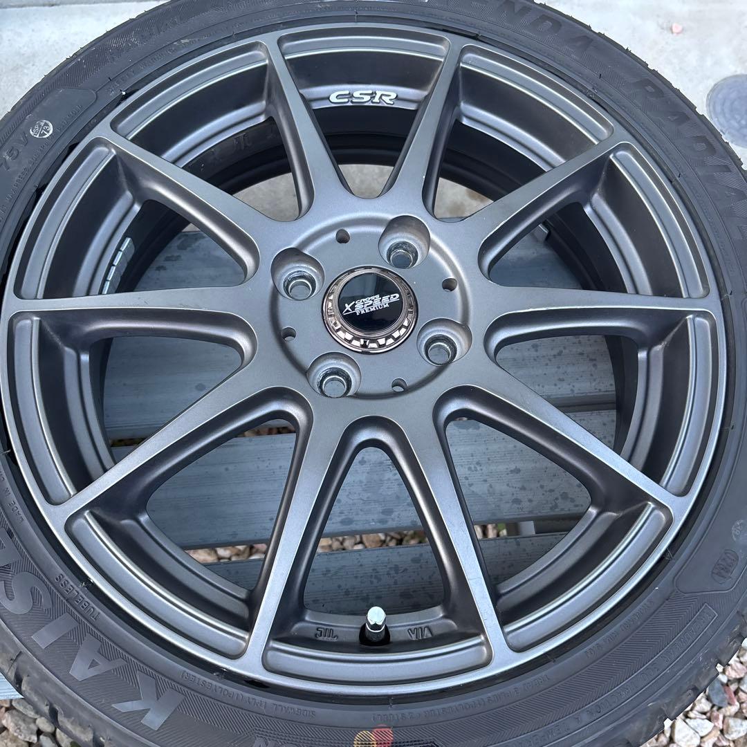 タイヤ・ホイール 16X5J HOT STUFF CSR, 165/50R16 KR20