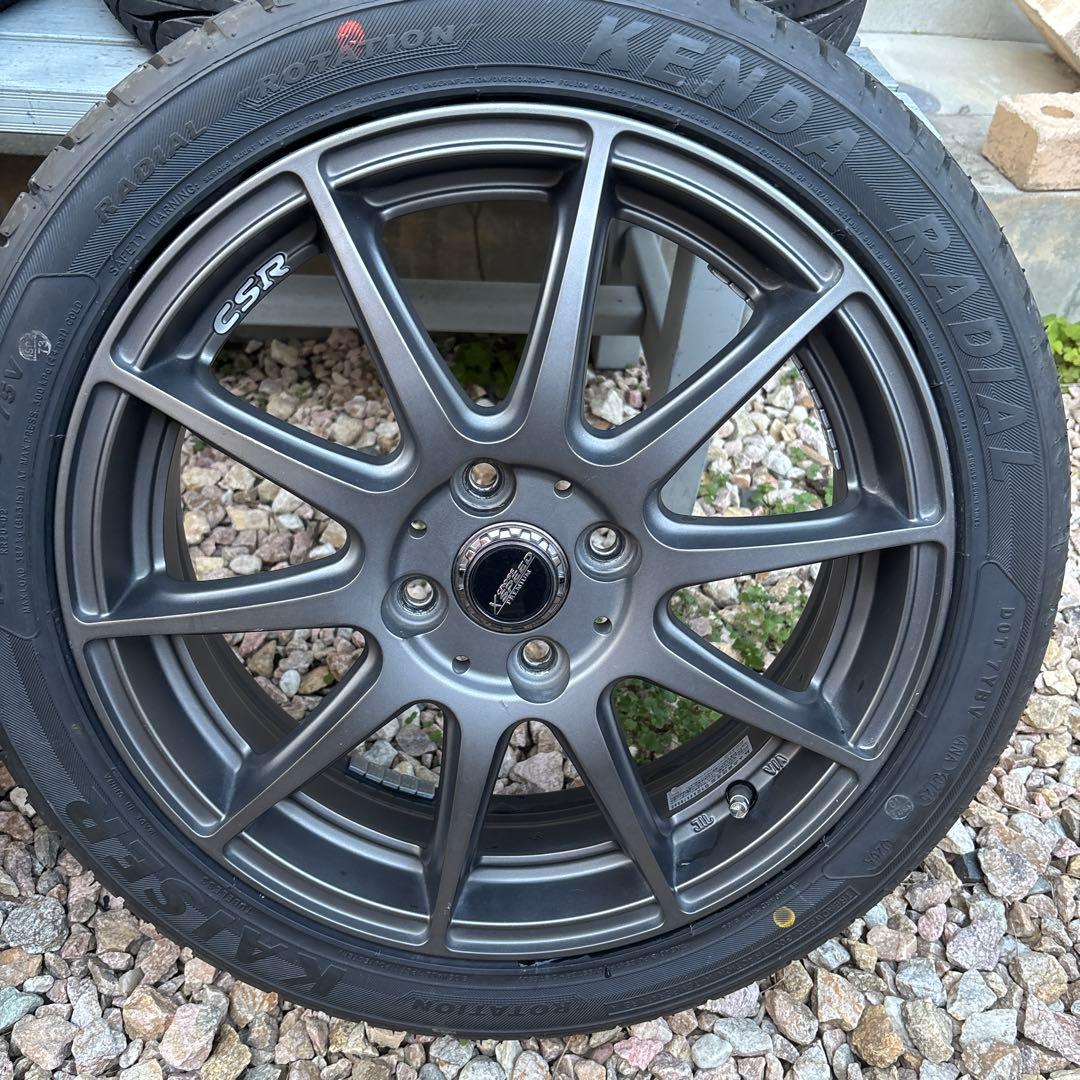 タイヤ・ホイール 16X5J HOT STUFF CSR, 165/50R16 KR20