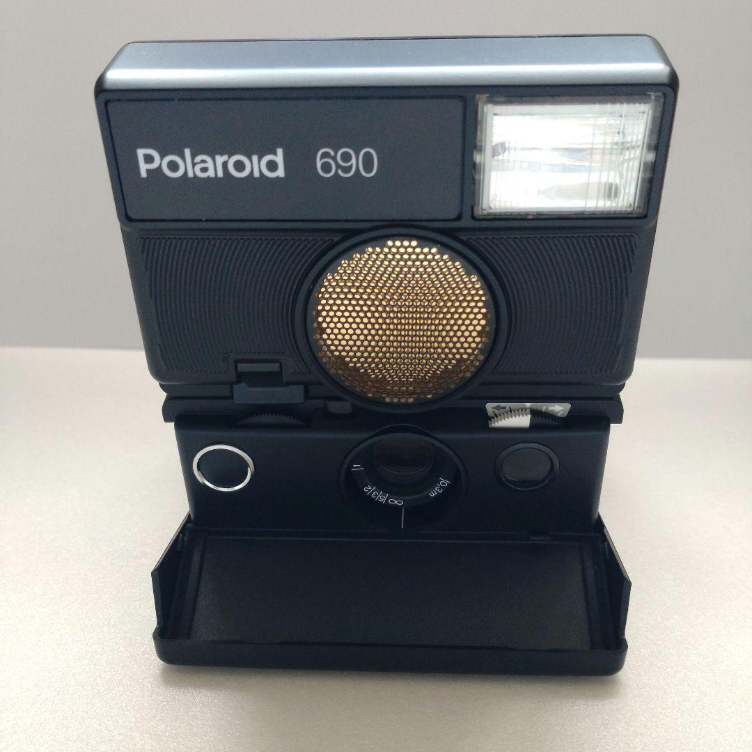 Polaroid 690 ポラロイド インスタントカメラ 動作確認済 フィルム入
