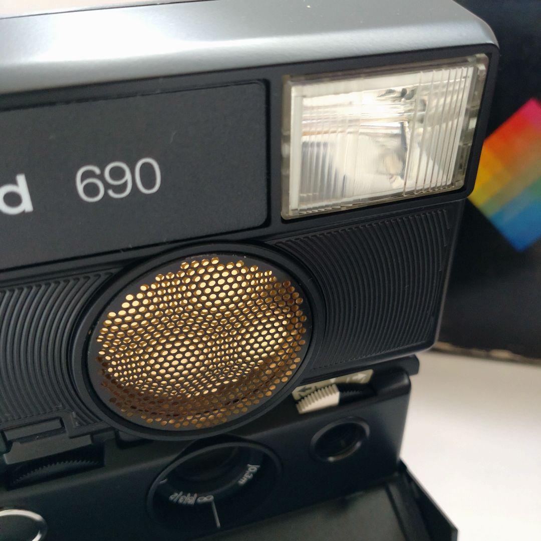 Polaroid 690 ポラロイド インスタントカメラ 動作確認済 フィルム入