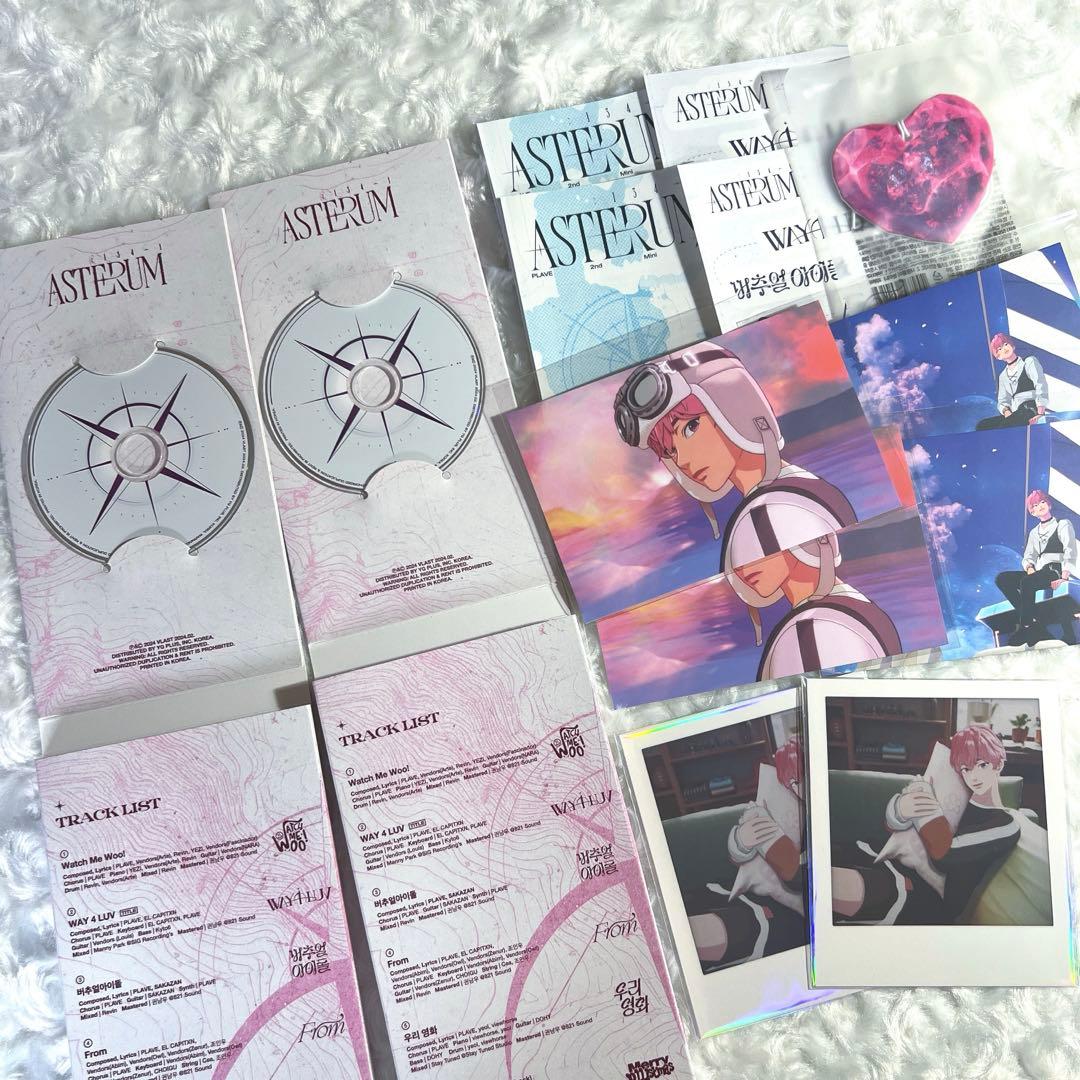 PLAVE バンビ　Asterum アルバム　トレカ　ラキドロ　セット