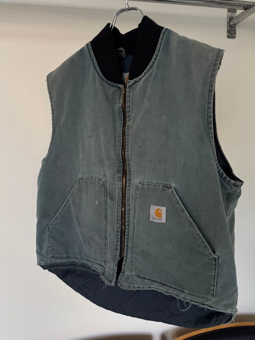 カーハート ダックベスト　レアカラー　ターコイズ