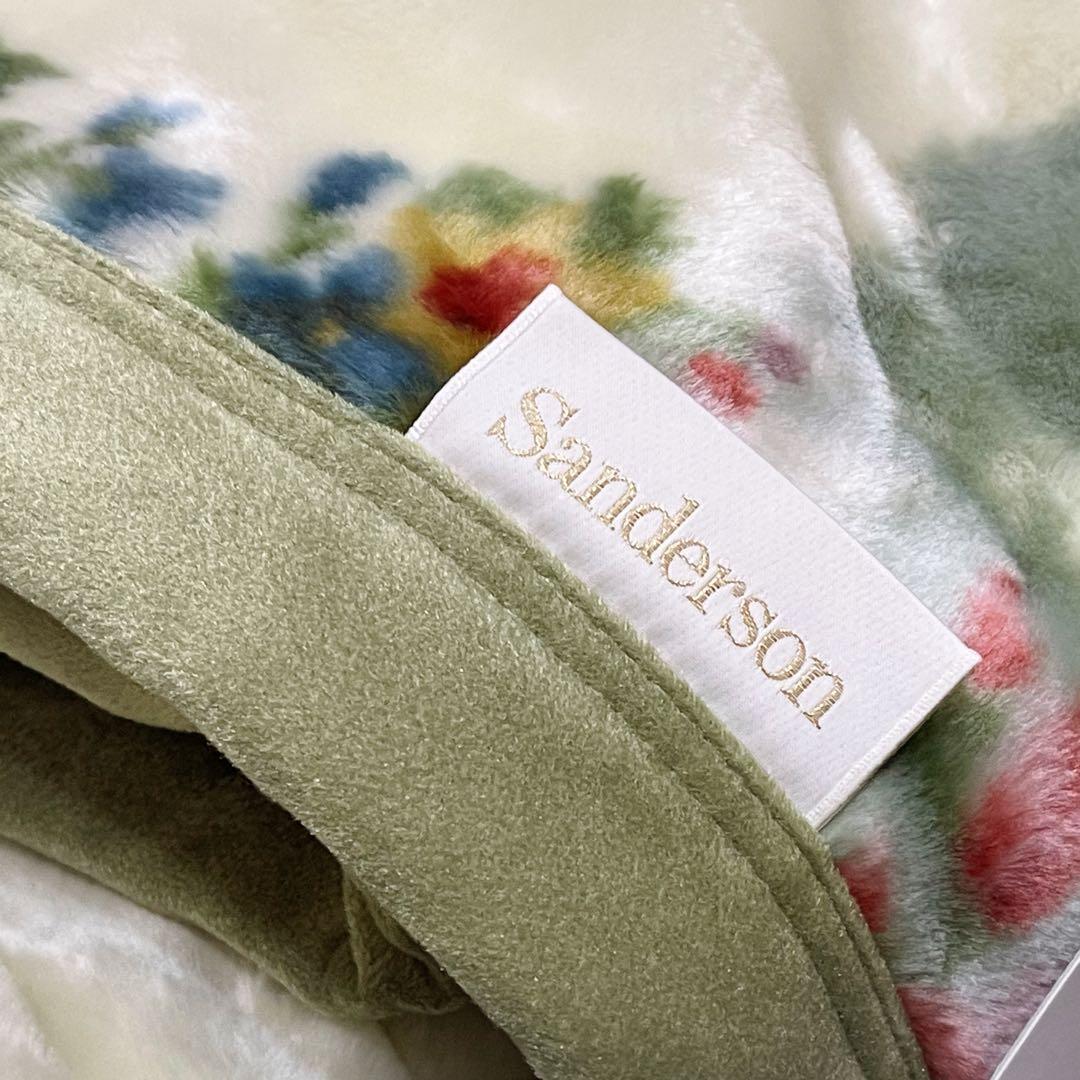 レア【新品】サンダーソン Sanderson アクリルマイヤー毛布 毛布 西川