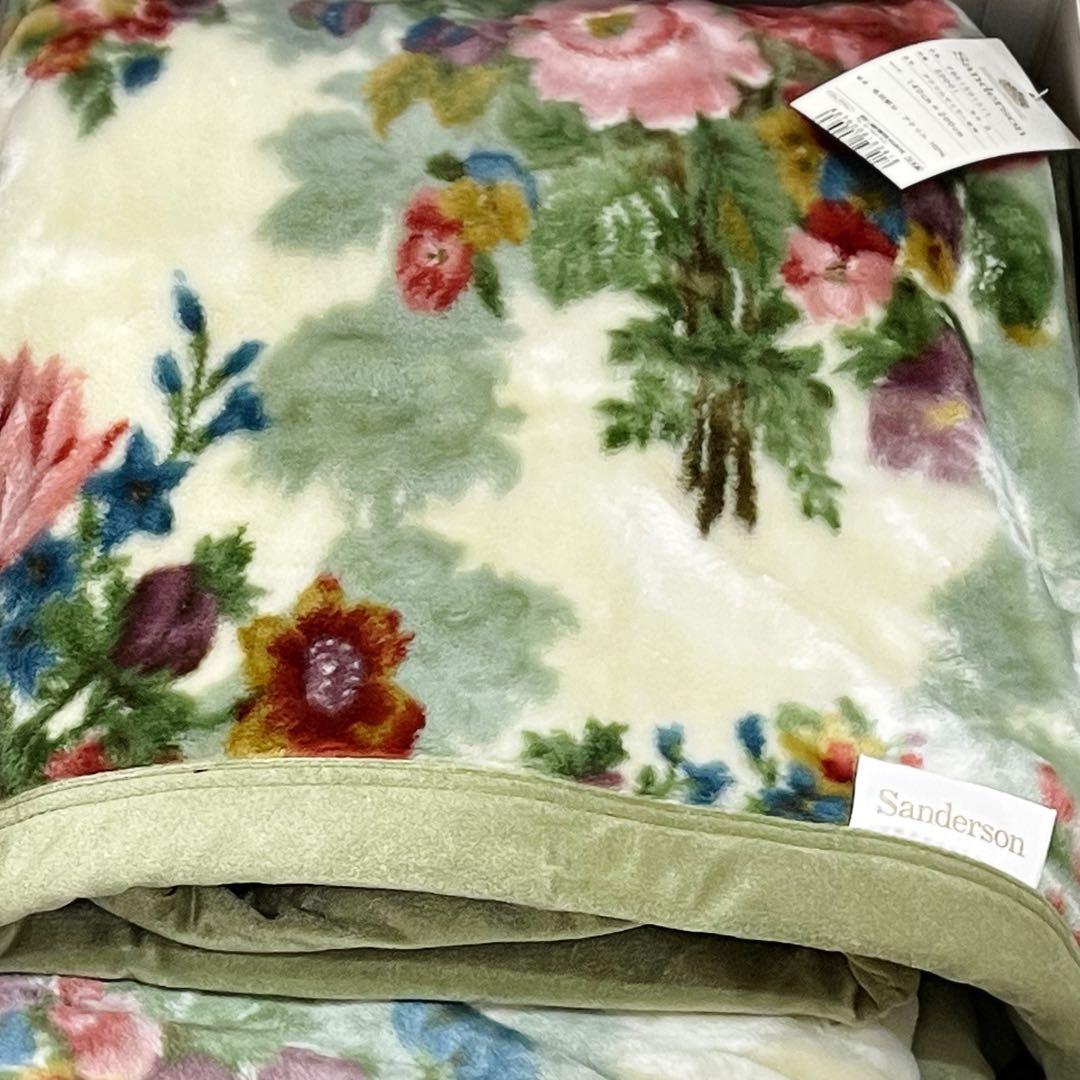 レア【新品】サンダーソン Sanderson アクリルマイヤー毛布 毛布 西川