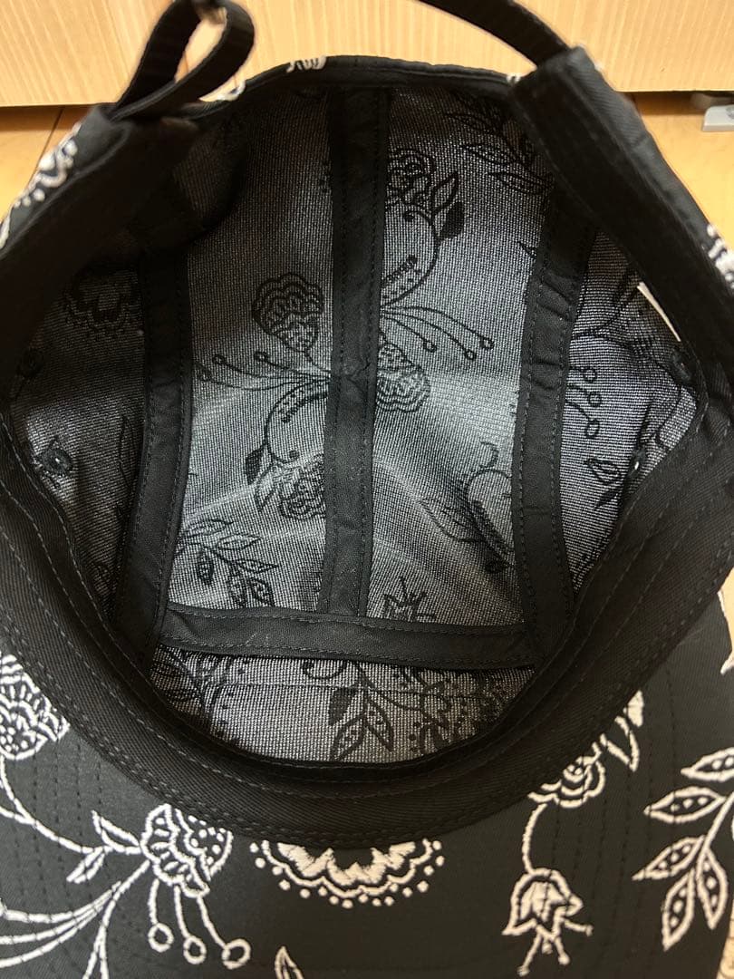 帽子 Supreme Floral Jacquard Camp Cap black