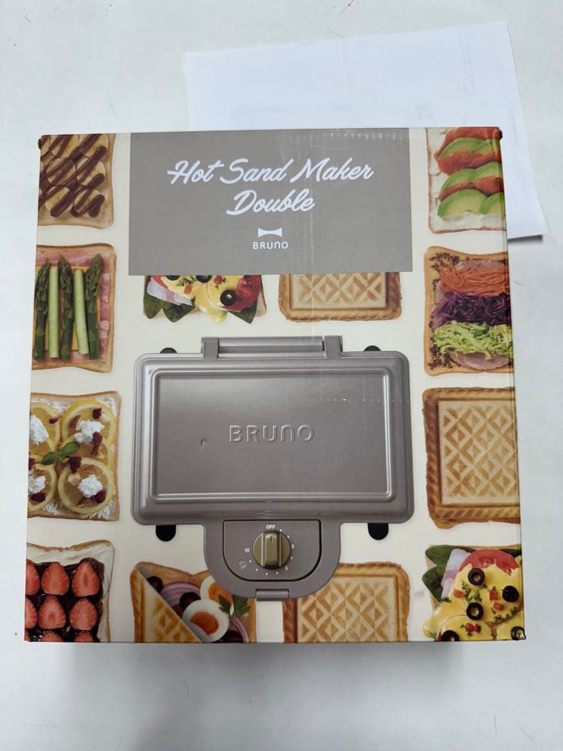 プルーノ　ホットサンドメーカー　BOE044-GRG