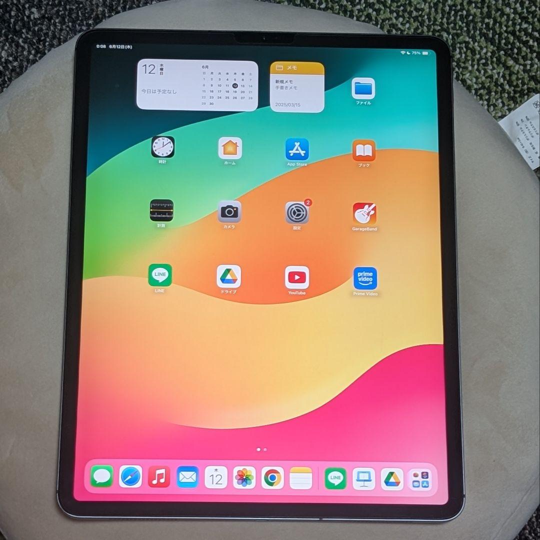 iPad Pro 12.9 第3世代 セルラー 256GB カバー付 美品
