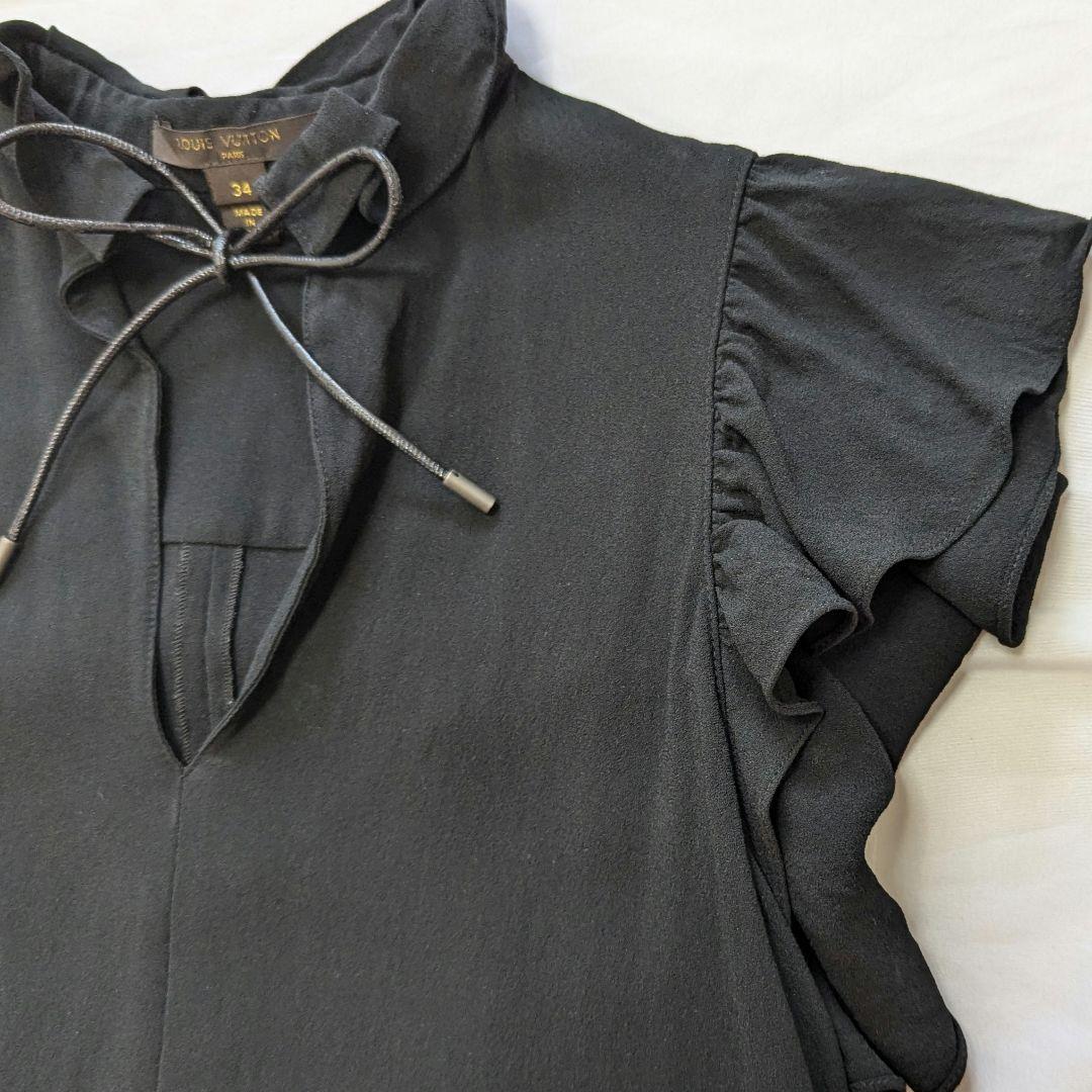 ルイヴィトン ✨ロゴ入り チュニックRW151A レディース ブラック