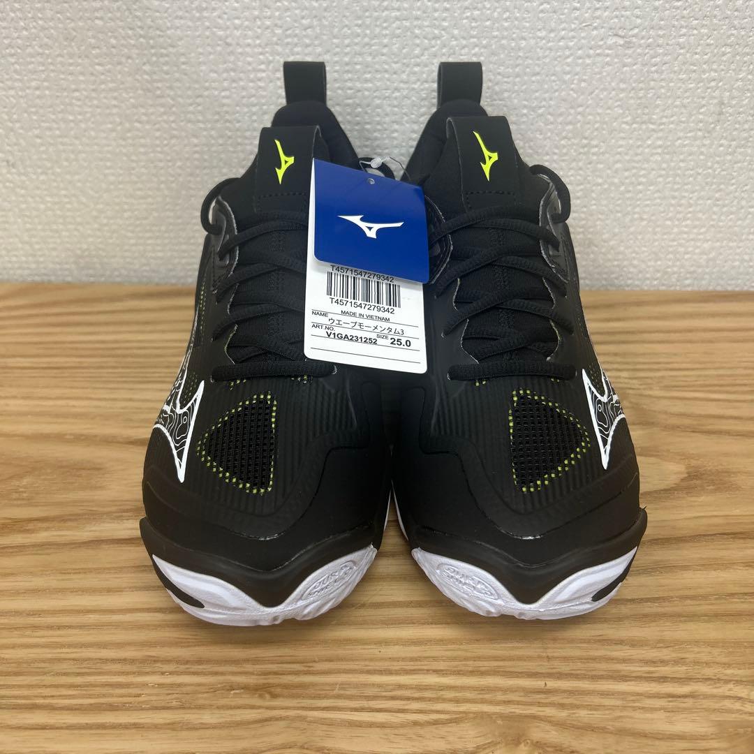 Mizuno バレーボールシューズ ウェーブモーメンタムブラック/ホワイト