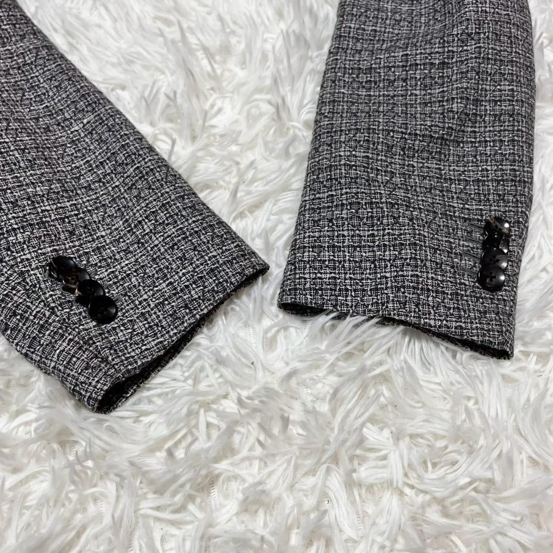 二つセット ラルディーニ ジャケット チェック グレー系 48 M相当