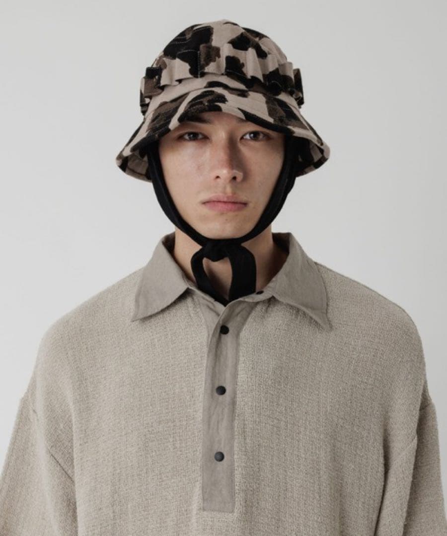 帽子 SASQUATCHfabrix. ANIMAL PATTERN BUSH HAT