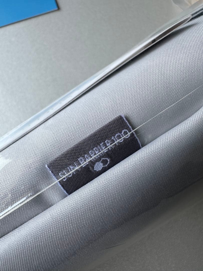 新品未使用　サンバリア100 2段折　ホワイト　木曲がり手元