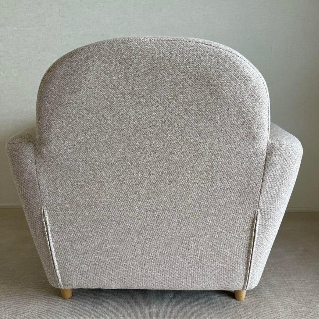 フランフラン ヌボラ ソファ　１人掛け アイボリー