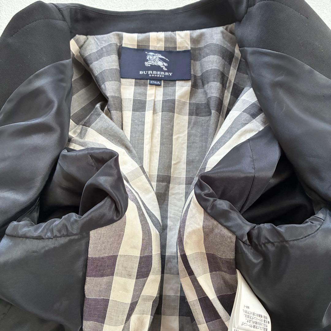 【美品】バーバリーロンドン ペプラムジャケット 170A 卒業式発表会セレモニー