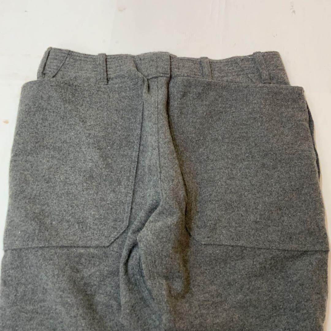 A/W ササフラス フォールリーフパンツ ウール混 ワークパンツ M