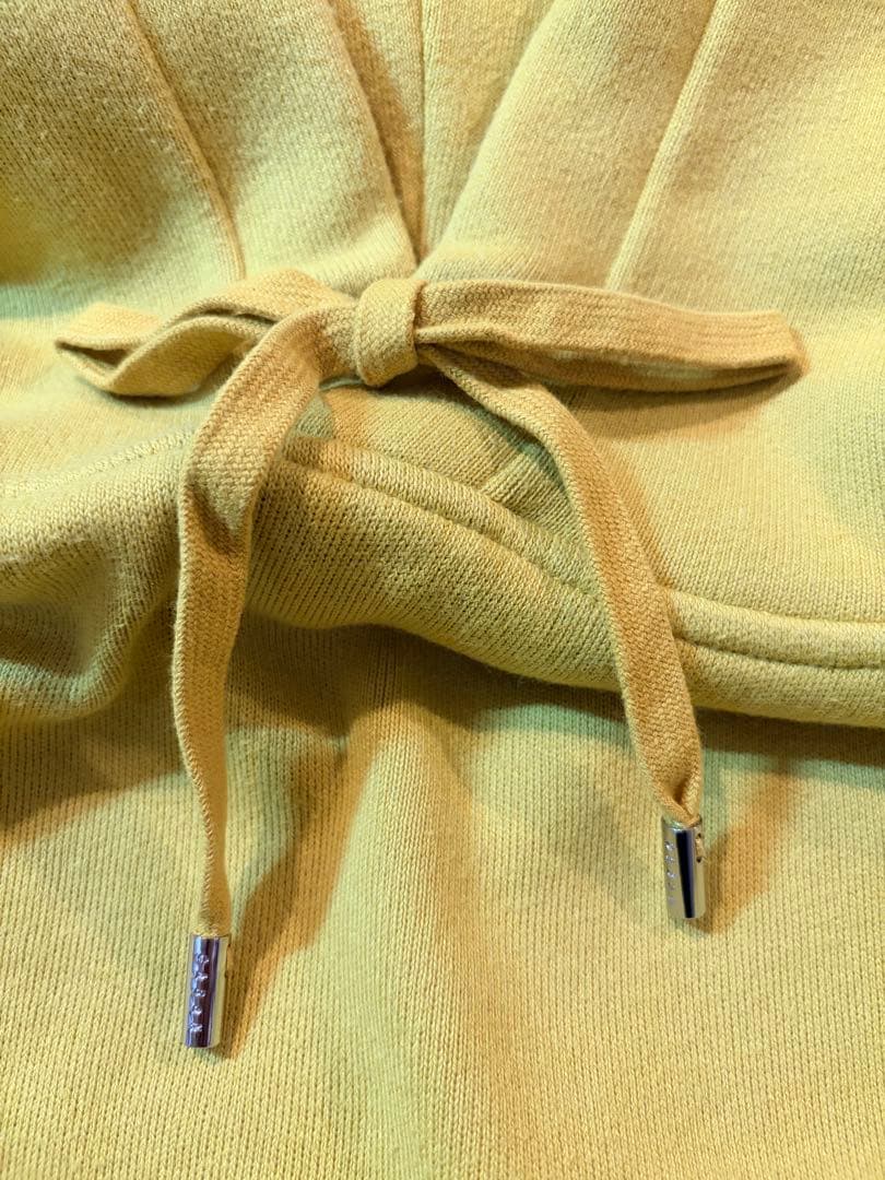CABaN コットンカシミヤ パーカー　イエロー