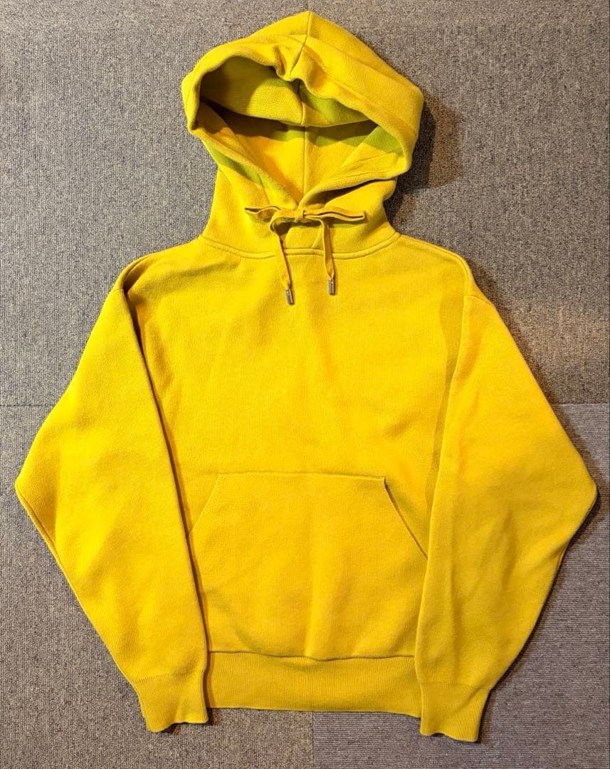 CABaN コットンカシミヤ パーカー　イエロー