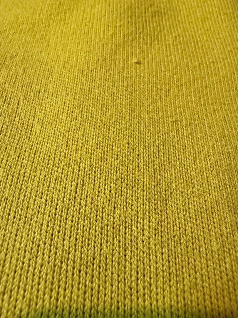 CABaN コットンカシミヤ パーカー　イエロー