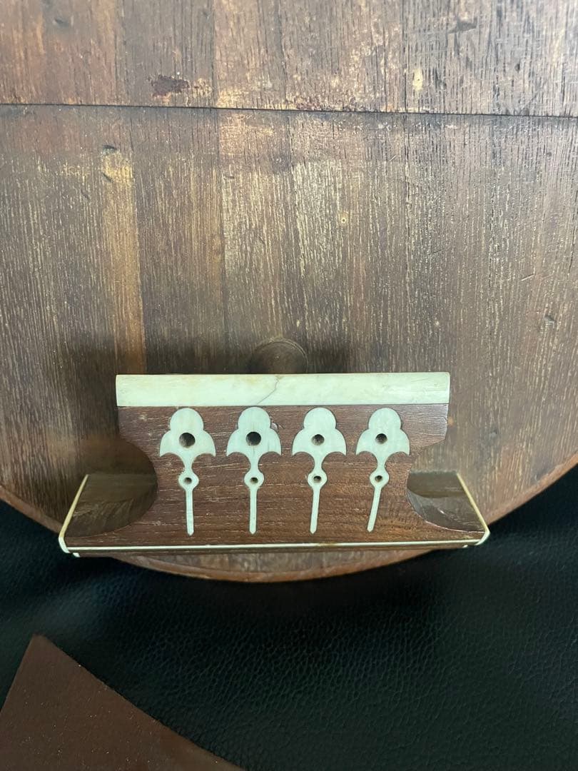 レア 筑前琵琶 四弦五柱 マンモス装飾 和楽器 弦楽器