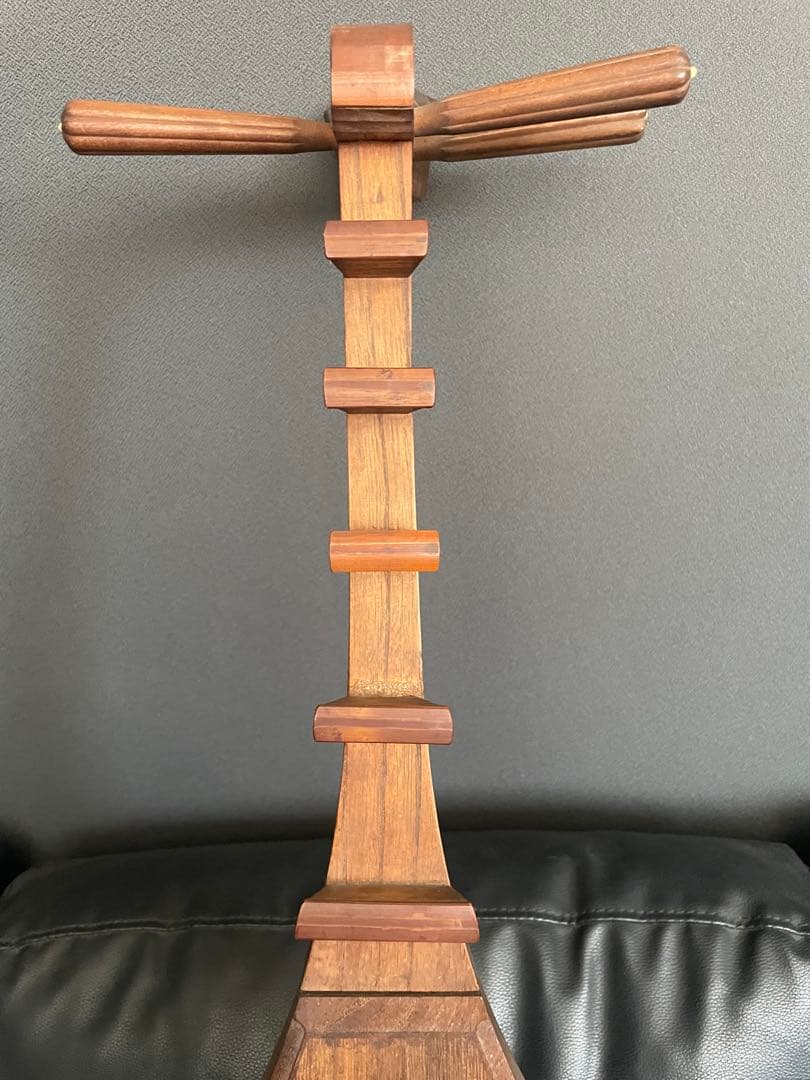 レア 筑前琵琶 四弦五柱 マンモス装飾 和楽器 弦楽器