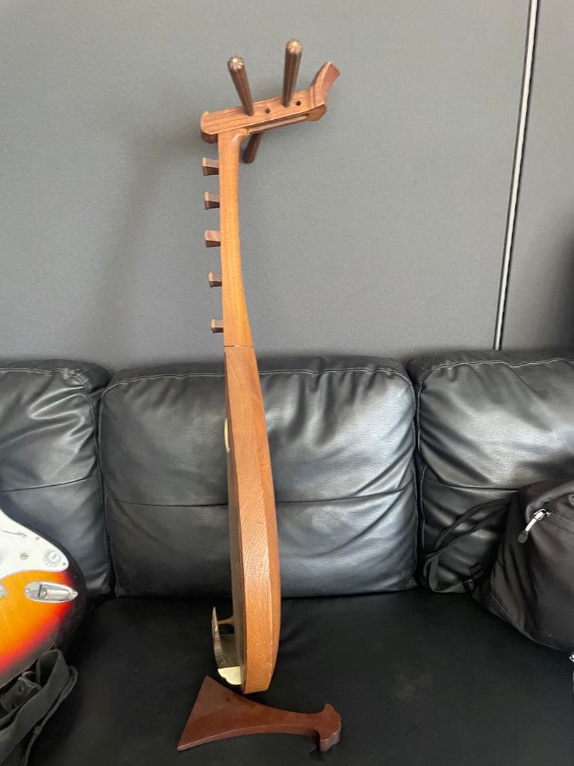 レア 筑前琵琶 四弦五柱 マンモス装飾 和楽器 弦楽器
