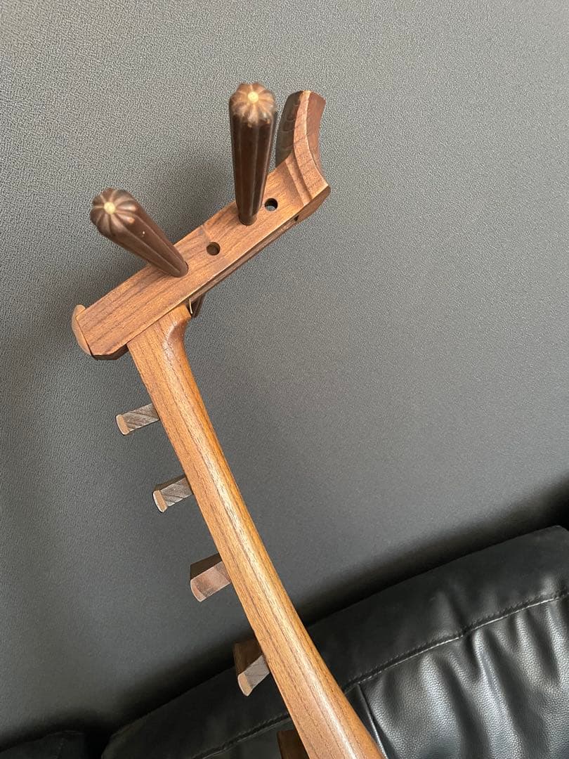 レア 筑前琵琶 四弦五柱 マンモス装飾 和楽器 弦楽器