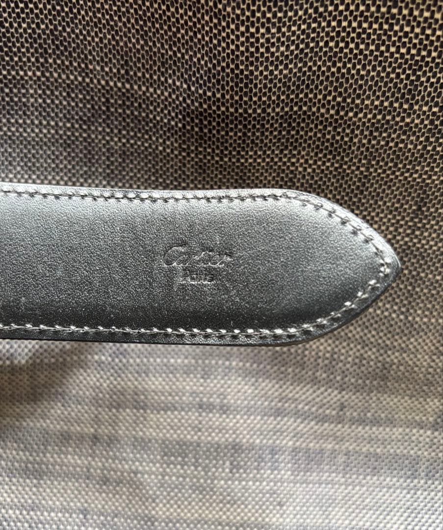 カルティエ　Cartier レザーベルト 象のバックル レディース