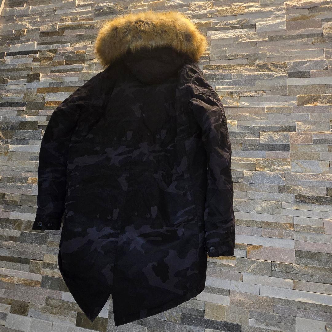 AVIREX　アヴィレックス　モッズコート　N3-B　迷彩　ファー　XL