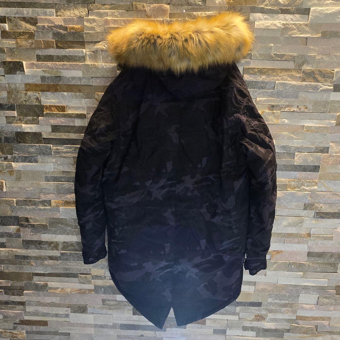 AVIREX　アヴィレックス　モッズコート　N3-B　迷彩　ファー　XL