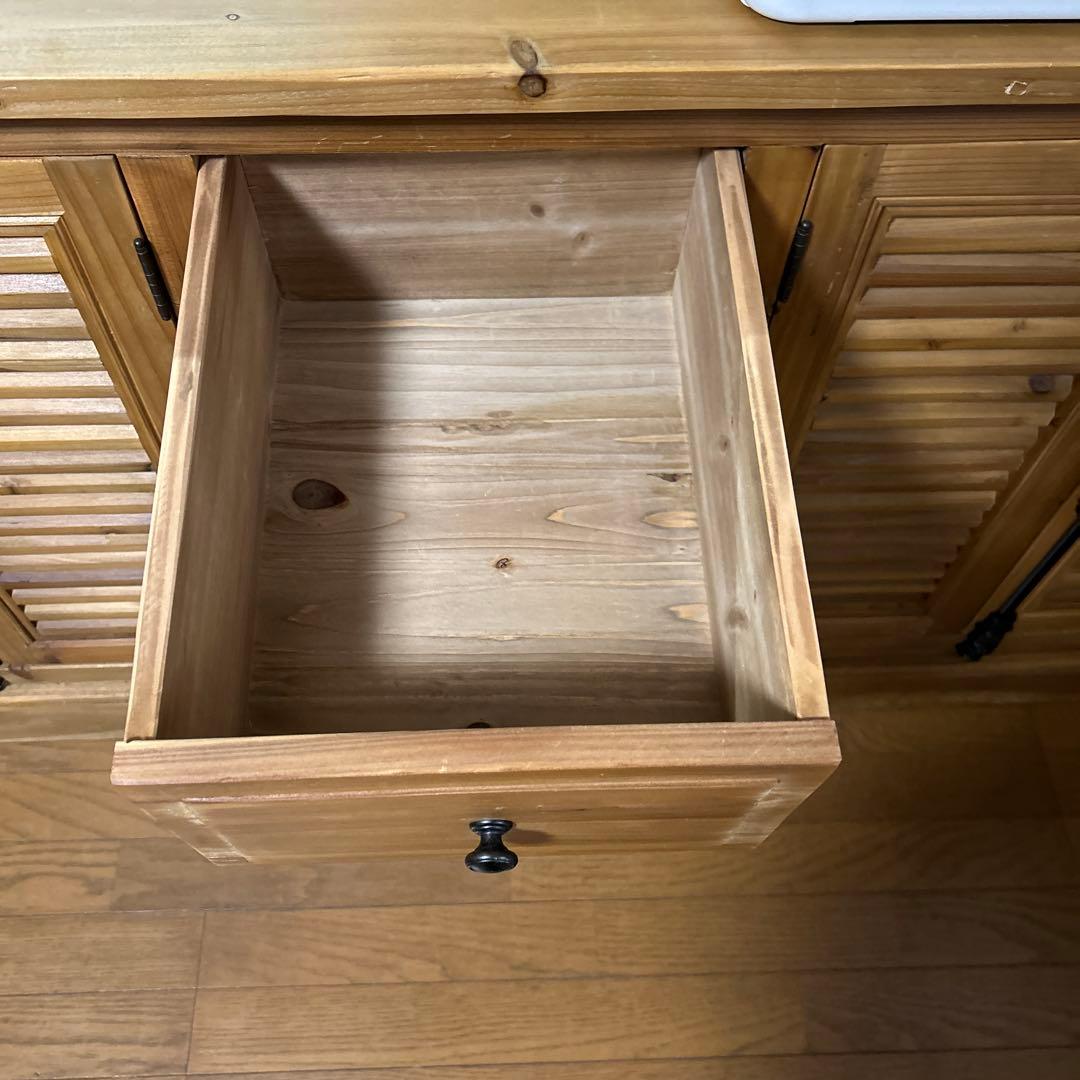 クラッシュゲートルーチェ2 杉古杉サイドボードキャビネットノットアンティークス