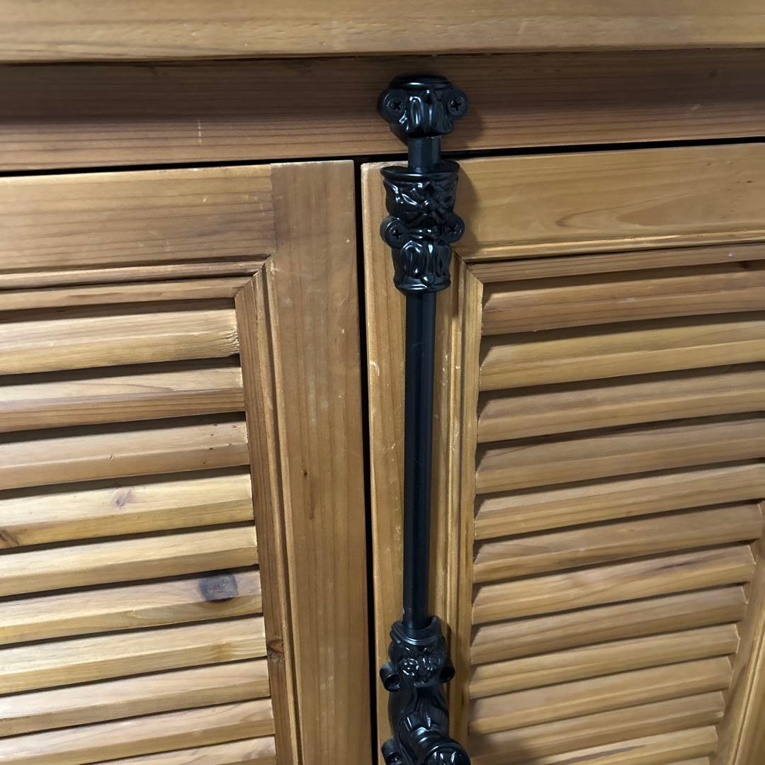 クラッシュゲートルーチェ2 杉古杉サイドボードキャビネットノットアンティークス