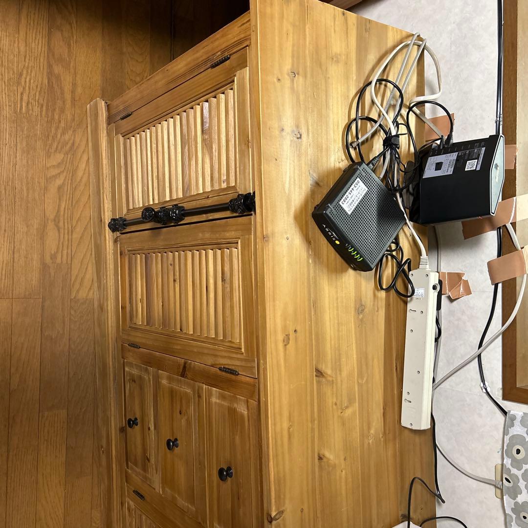 クラッシュゲートルーチェ2 杉古杉サイドボードキャビネットノットアンティークス